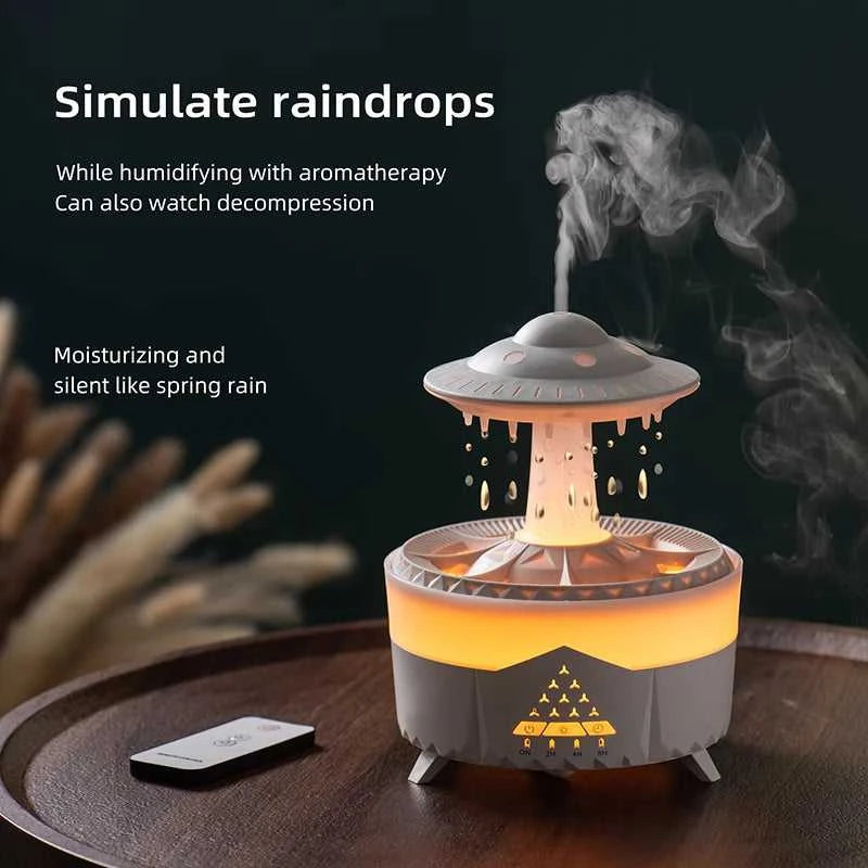  350ml Aroma Air Humidifier Mini Usb Remote Control Raindrop Colorful Light Aromatherapy Room Rain Cloud Aroma Oil Diffuser 12000037278671947 31 $ Shop All Sky Home Appliance Store Stew's Incense