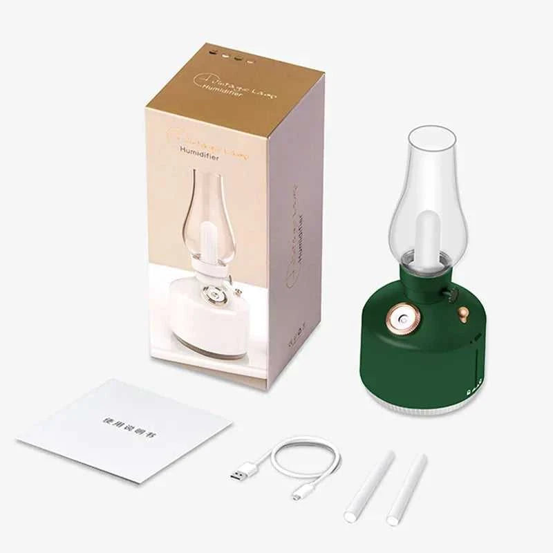  New Candlelight Retro Lamp Air Humidifier Wireless Aroma Diffuser Rechargeable Essential Oil 7 Color Lights Cool Mist for Home 12000030062543760 42 $ LinaLove Store Stew's Incense