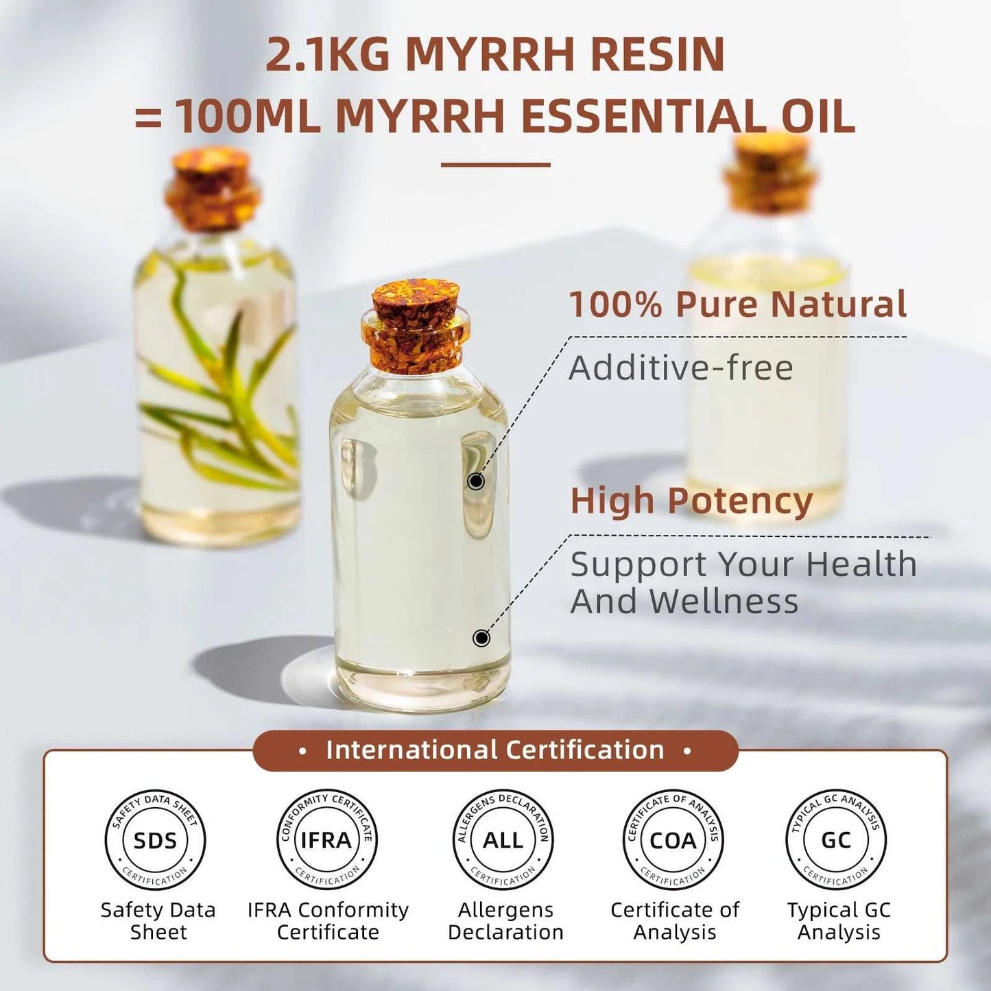  HIQILI 100ML Myrrh Essential Oils,100% Pure Nature for Aromatherapy, Diffuser, Humidifier, Massage, Relieving Stress, Fragrance 12000027053018006 16 $ HIQILI HIQILI Official Store Stew's Incense