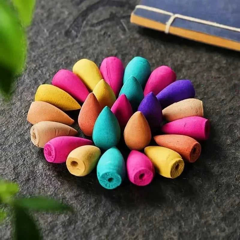  Backflow Incense Cones for Waterfall Mixed Natural Scents Waterfall Incense Burner Holder Gift Ideal for Yoga Aromatherapy 12000040354361913 7 $ Stone's Store Stew's Incense