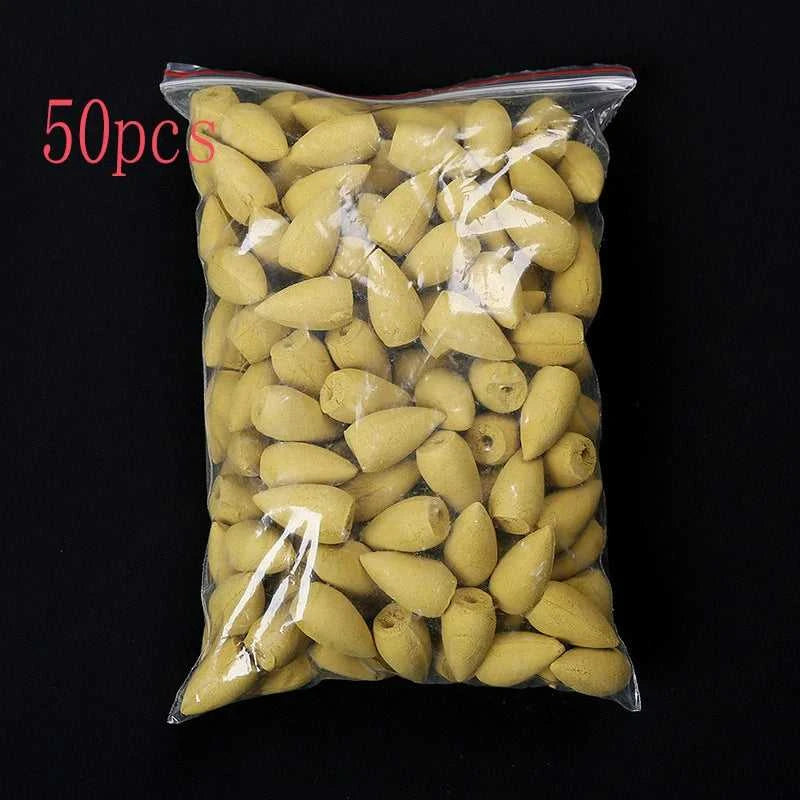  Mixed Waterfall Smoke Backflow Natural Incense Cone Incense Sandal Lavender Multi-scented Suitable for Places Tea Room Yoga Room 12000039908794270 7 $ Shop1103727550 Store Stew's Incense