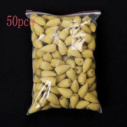  Mixed Waterfall Smoke Backflow Natural Incense Cone Incense Sandal Lavender Multi-scented Suitable for Places Tea Room Yoga Room 12000039908794270 7 $ Shop1103727550 Store Stew's Incense