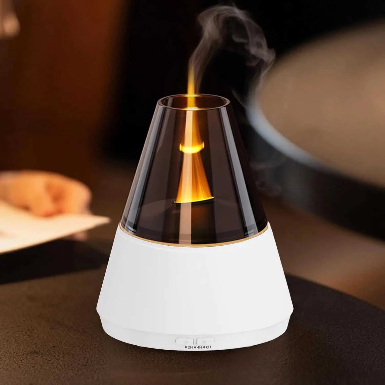  Flame Essential Oil Diffuser Upgrade 7 Colour Lights Aromatherapy Diffuser Diffuser Air Humidifier Aroma Diffusers for Bedroom 12000053082702083 71 $ CREAROMA Choice Store Stew's Incense