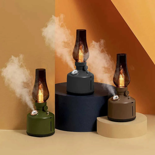  New Candlelight Retro Lamp Air Humidifier Wireless Aroma Diffuser Rechargeable Essential Oil 7 Color Lights Cool Mist for Home 12000030062543760 42 $ LinaLove Store Stew's Incense