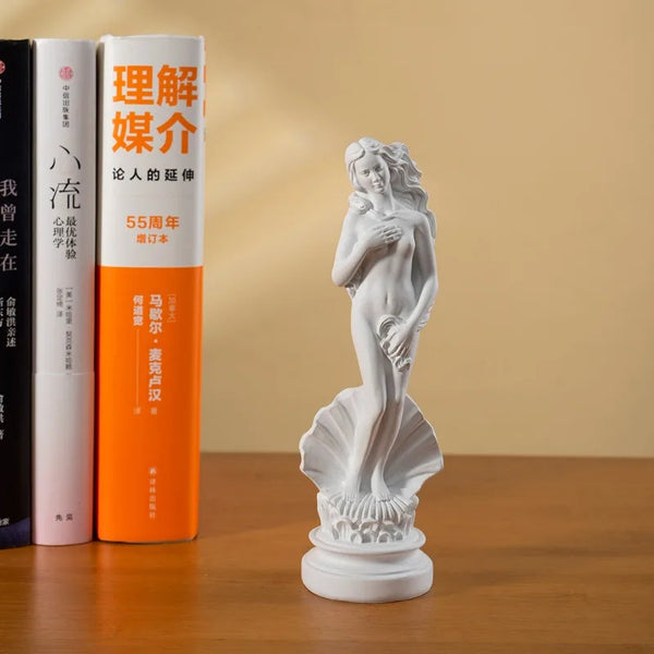 1 PC Venus Aphrodite Hellenic Divine Sculpture Resin Deity Figurine Home Decor Art Piece Creative Greek God Miniature Decoration
