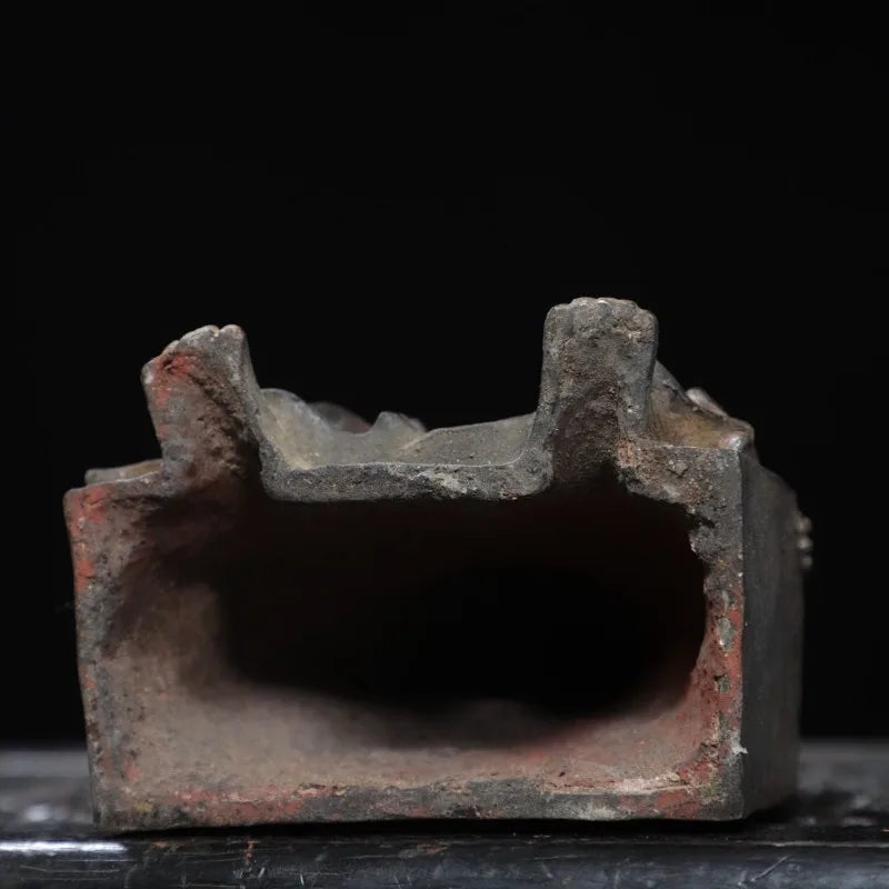 Hand-Cast Premium Pure Copper Zhenwu Emperor Statue - 17.7" Antique Bronze Taoist Deity Figurine for Home Temple Altar Feng