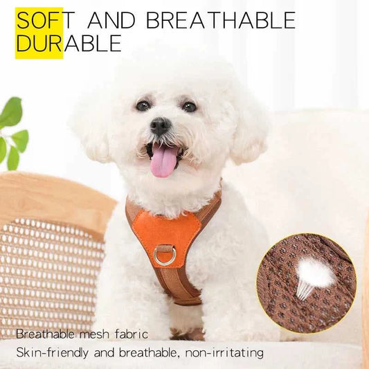 Retro Harness HP374--Retro Pet Harness for dogs，Adjustable webbing and High-quality PU Leather，Breathable mesh lining. 14:200004889#army green;5:361386 35 $ Pet Lovers Shop All Products Fashioned Furbabies Stew's Incense