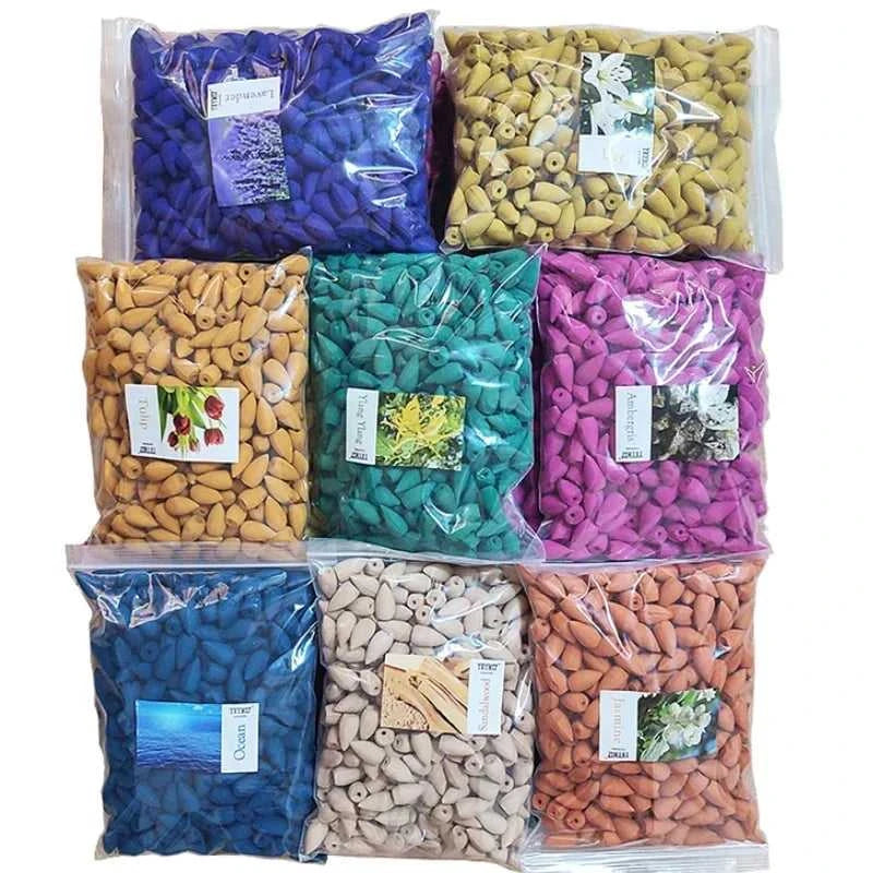  YXYMCF Natural Reflux Tower Incense Sandalwood Lavender Smoke Backflow Incense Cone for Burner Home Fragrant Reflux Aromatherapy 12000030292635708 33 $ Yue Xiang Yi Store Stew's Incense