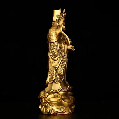 High Quality Copper God of Fortune Yuanbao Ruyi  Decor,Household Offerings Living Room