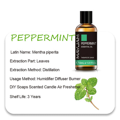 MAYJAM 10ml 30ml 100ml Essential Oils For Humidifier Diffuser Aroma Oil - Various Fragrances