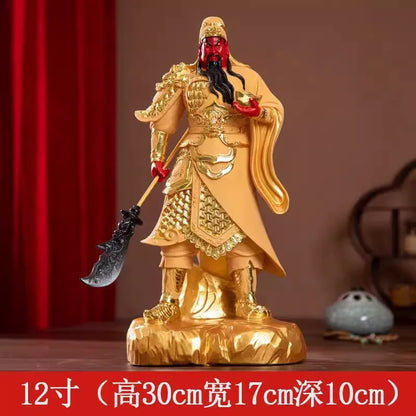 Buddhist Deity Figurine for Home Decor, God of Wealth, Guan Yu Statue, Domineering Buddha Ornament, Worship Buddha