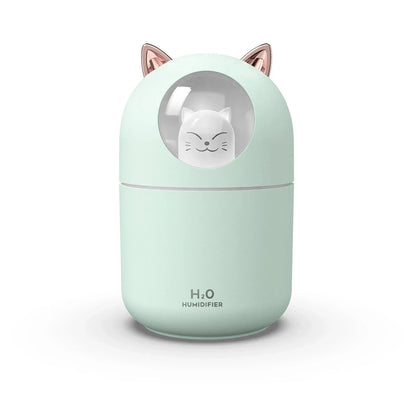  Mini 300ML USB Cat Humidifier Aroma Oil Diffuser Ultra Silent Household Bedroom Car Air Purifier with Cool Mist Light 12000050396194412 14 $ Home Gadgets Store Store Stew's Incense