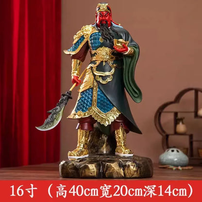 Buddhist Deity Figurine for Home Decor, God of Wealth, Guan Yu Statue, Domineering Buddha Ornament, Worship Buddha
