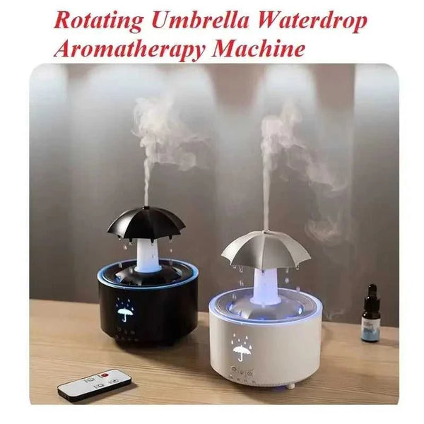  Creative Umbrella Water Drop Air Humidifier with Colorful Light Raindrop Aroma Essential Oil Diffuser Aromatherapy Humidifier 12000042134363436 78 $ 3Life Store Stew's Incense