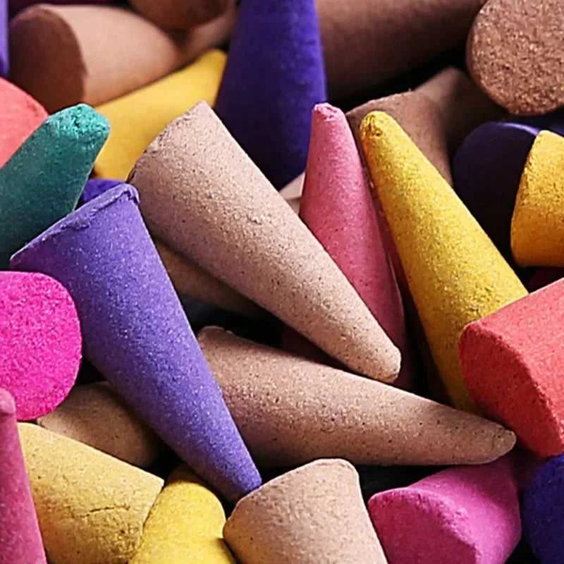  1Pack Backflow Incense Cones Pack of 60 Mixed Flavor Natural Incense Floral Lavender Sandalwood Aloes Aromatherapy 12000048875876168 6 $ Luyanmaoyi Store Stew's Incense