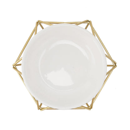 Essential Oil Burner Ceramic Tealight Candle Holder Oil Burner Hollow Out Iron Base Aroma Diffuser For Home Decoration Easily