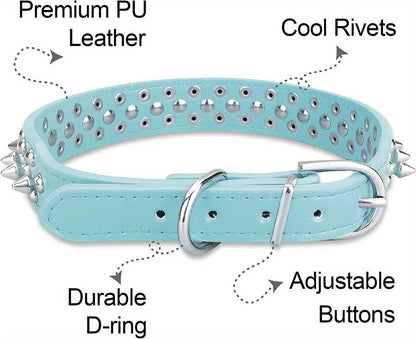 Spiked Harness Dog Collar Leather Stylish and Durable Leash Medium Harness Dogs Backpack Collars Harnesses Wears Necklaces 14:193#Black;5:4182#XL 40 $ Pet Lovers Shop All Products Fashioned Furbabies Stew's Incense