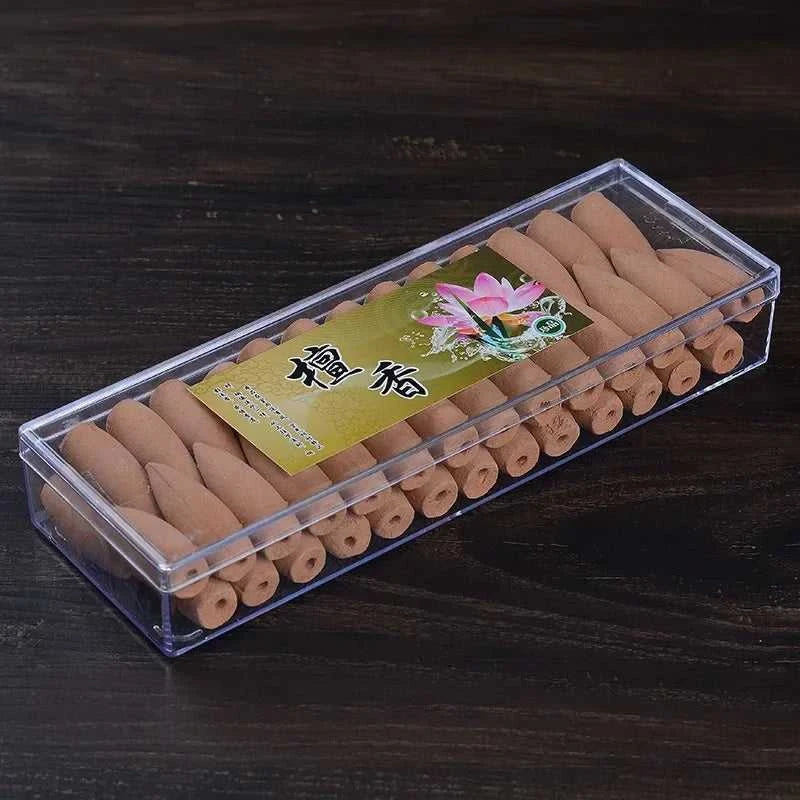  50 Capsules/box of Backflow Incense Cone Aloes Sandalwood DIY Home Office Backflow Smoke Appreciation Meditation Sedation 12000045679531636 17 $ NINA Commodity Store Stew's Incense