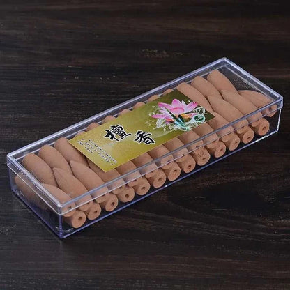  50 Capsules/box of Backflow Incense Cone Aloes Sandalwood DIY Home Office Backflow Smoke Appreciation Meditation Sedation 12000045679531636 17 $ NINA Commodity Store Stew's Incense