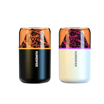  180ML Mini Humidifier USB Air Purifier Aroma Essential Oil Diffuser Creative Volcano Color Light Mist Spray for Car Home Bedroom 12000044609116606 12 $ Searide Official Store Stew's Incense