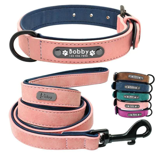 Collar and leash Leather Dog Collar Leash Custom Durable Leather Pet Collars and Leashes Walking Leads Strap Cusomized for Small Medium Large Dog 32914648747-brown collar-S 44 $ Pet Lovers Shop All Products Fashioned Furbabies Stew's Incense