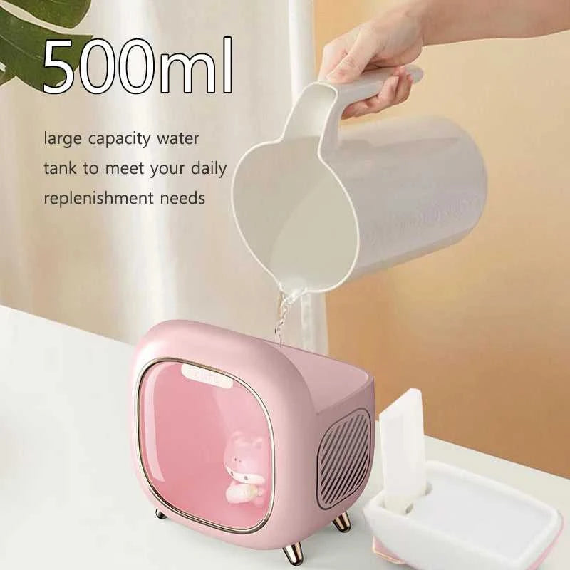  Moe Wa Humidifier Mini USB Double Spray Air Humidifier Home Bedroom Night Light Aroma Hydration Spray Air Humidifier Small Gift 12000036905173016 26 $ Shop1102922461 Store Stew's Incense