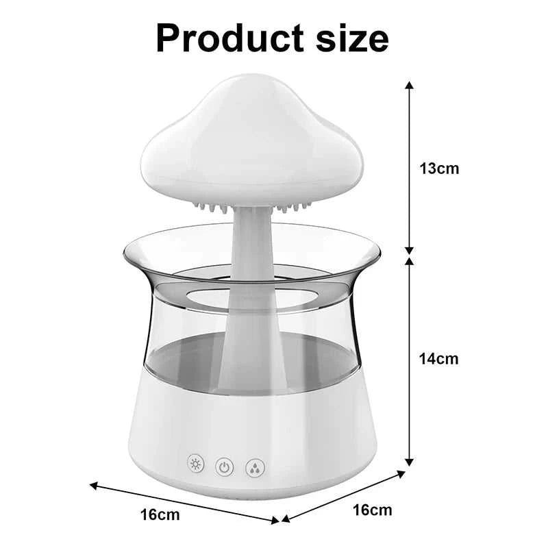  Rain Cloud Electric Air Humidifier 300ml Aroma Diffuser Zen Rain Water Drops Colorful Night Light Humidifier for Home Gift 12000042235661384 84 $ Kinscoter US Store Stew's Incense