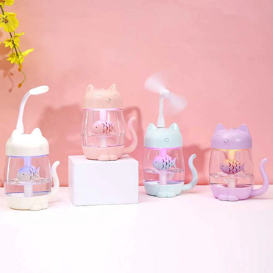  Toolikee 350ml 3in1 USB Himidifier Cat Mini Portable Ultrasonic Lovely Kitty Humidifier with Fan and Night Light Aroma Diffuser 12000037264239739 20 $ Turmera Official Store Stew's Incense