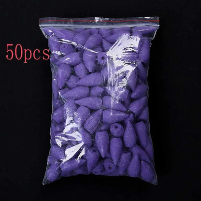  Mixed Waterfall Smoke Backflow Natural Incense Cone Incense Sandal Lavender Multi-scented Suitable for Places Tea Room Yoga Room 12000039908794270 7 $ Shop1103727550 Store Stew's Incense