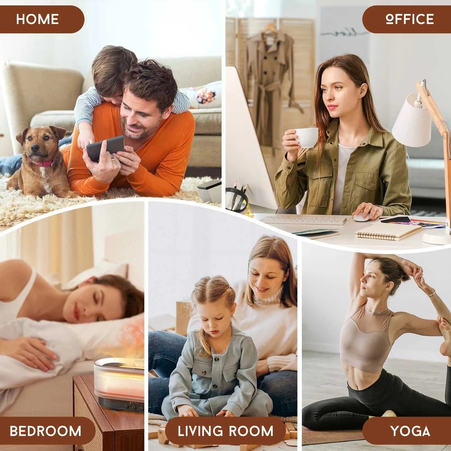  Fireplace Fire Flame Aromatherapy Humidifier&Diffuser with 6 Colors Light,Timer&Auto-Off Ultrasonic Cool Mist Humidifier,Black 12000049464441169 39 $ SEJOY US Local Store Stew's Incense