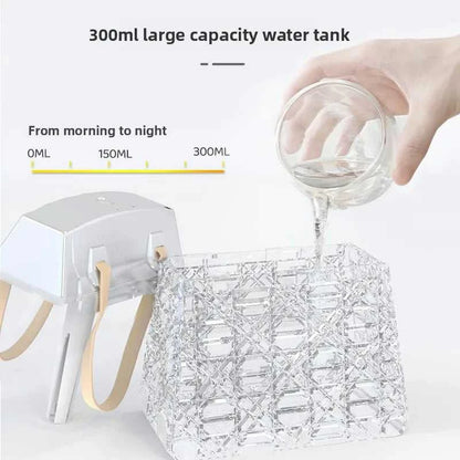  Crystal Bag Air Humidifier 300ML USB Rechargeable Aroma Diffuser Essential Oils Color Lights Mist Sprayer for Home Bedroom Gift 12000048673192211 26 $ Searide Official Store Stew's Incense