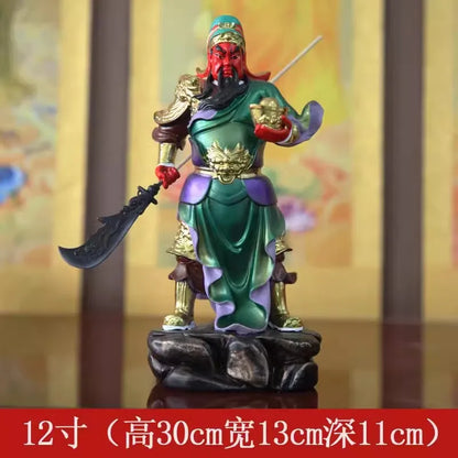 Buddhist Deity Figurine for Home Decor, God of Wealth, Guan Yu Statue, Domineering Buddha Ornament, Worship Buddha
