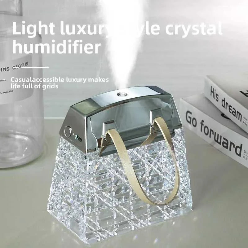  Crystal Bag Air Humidifier 300ML USB Rechargeable Aroma Diffuser Essential Oils Color Lights Mist Sprayer for Home Bedroom Gift 12000048673192211 26 $ Searide Official Store Stew's Incense