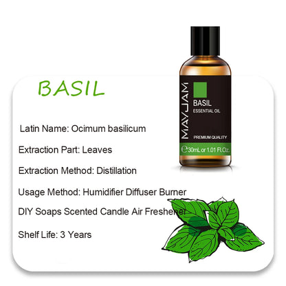 MAYJAM 10ml 30ml 100ml Essential Oils For Humidifier Diffuser Aroma Oil - Various Fragrances