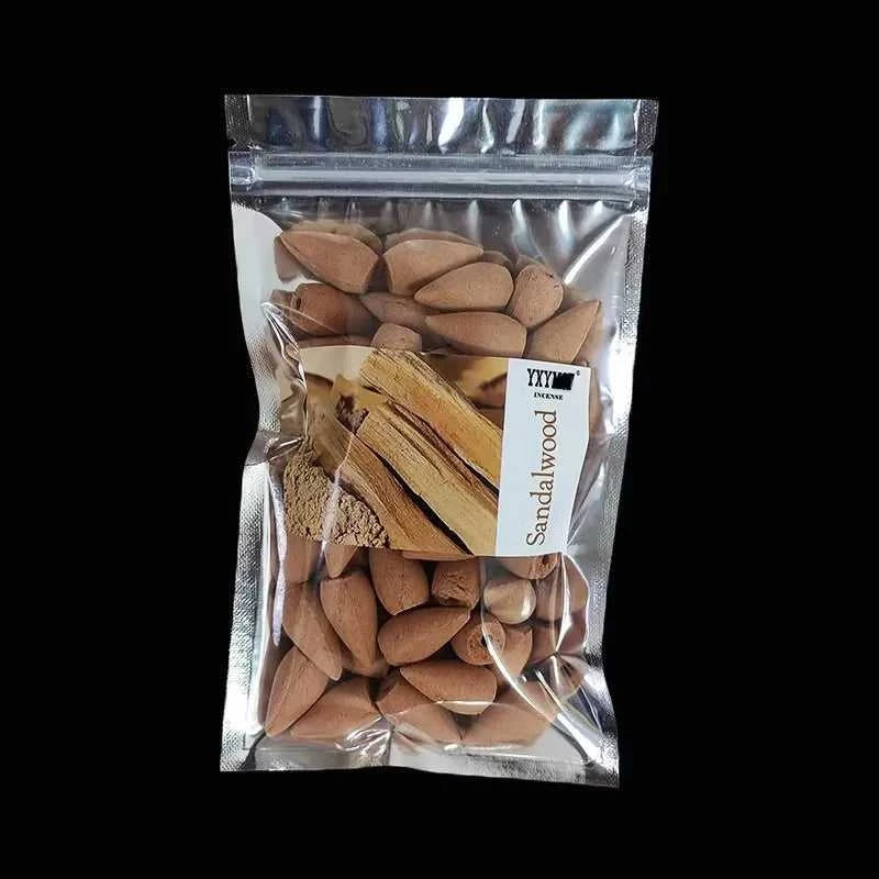 50pcs/bag Natural backflow incense cones Sandalwood Lavender Mixed scents for home waterfall incense smoke Reflux Tower Incense 12000045861471215 7 $ Shop1104310414 Store Stew's Incense