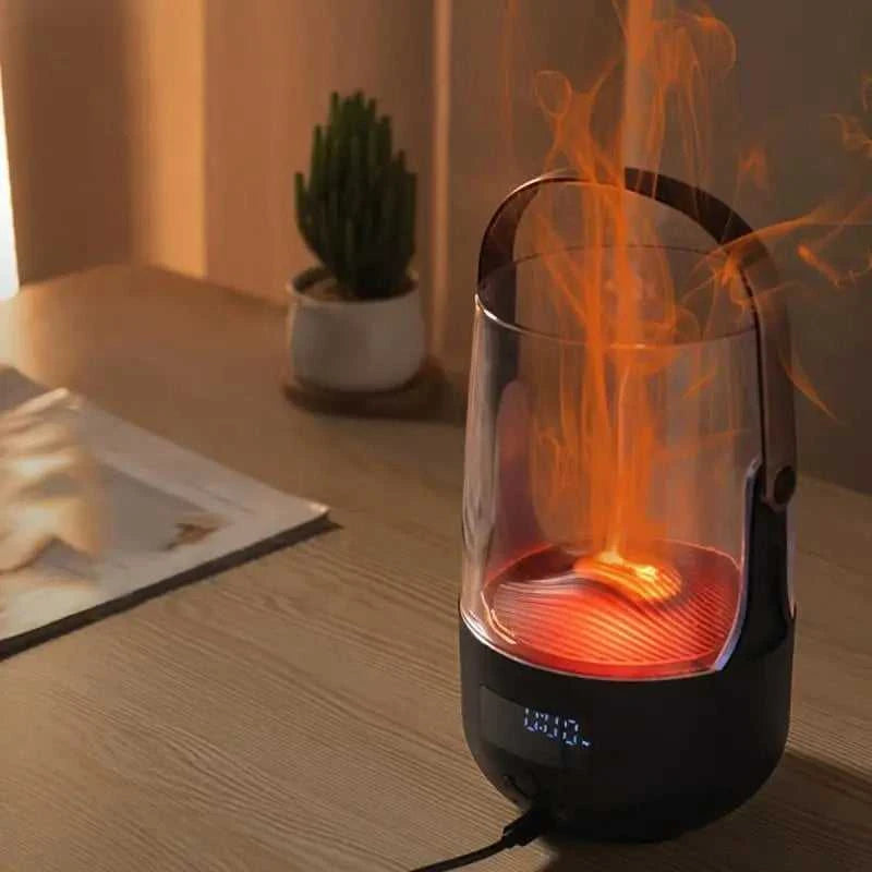  Flickering Flame Diffuser Vintage 200ML Humidifier with Timer & Auto Shut-Off for Relaxation 12000050953390836 63 $ Shop1104984277 Store Stew's Incense