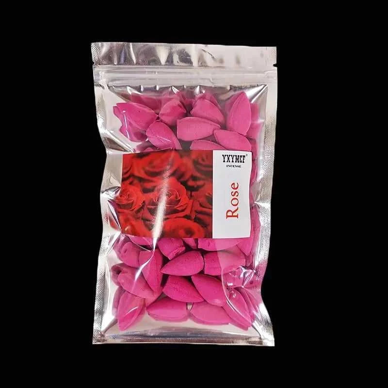  50pcs/bag Natural backflow incense cones Sandalwood Lavender Mixed scents for home waterfall incense smoke Reflux Tower Incense 12000045861471215 7 $ Shop1104310414 Store Stew's Incense