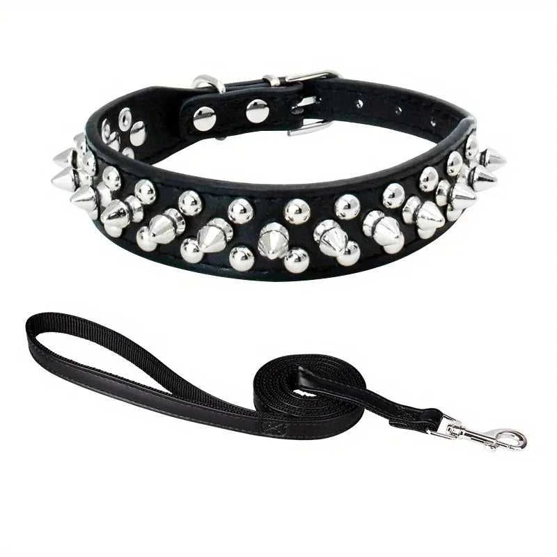 Spiked Harness Dog Collar Leather Stylish and Durable Leash Medium Harness Dogs Backpack Collars Harnesses Wears Necklaces 14:193#Black;5:4182#XL 40 $ Pet Lovers Shop All Products Fashioned Furbabies Stew's Incense