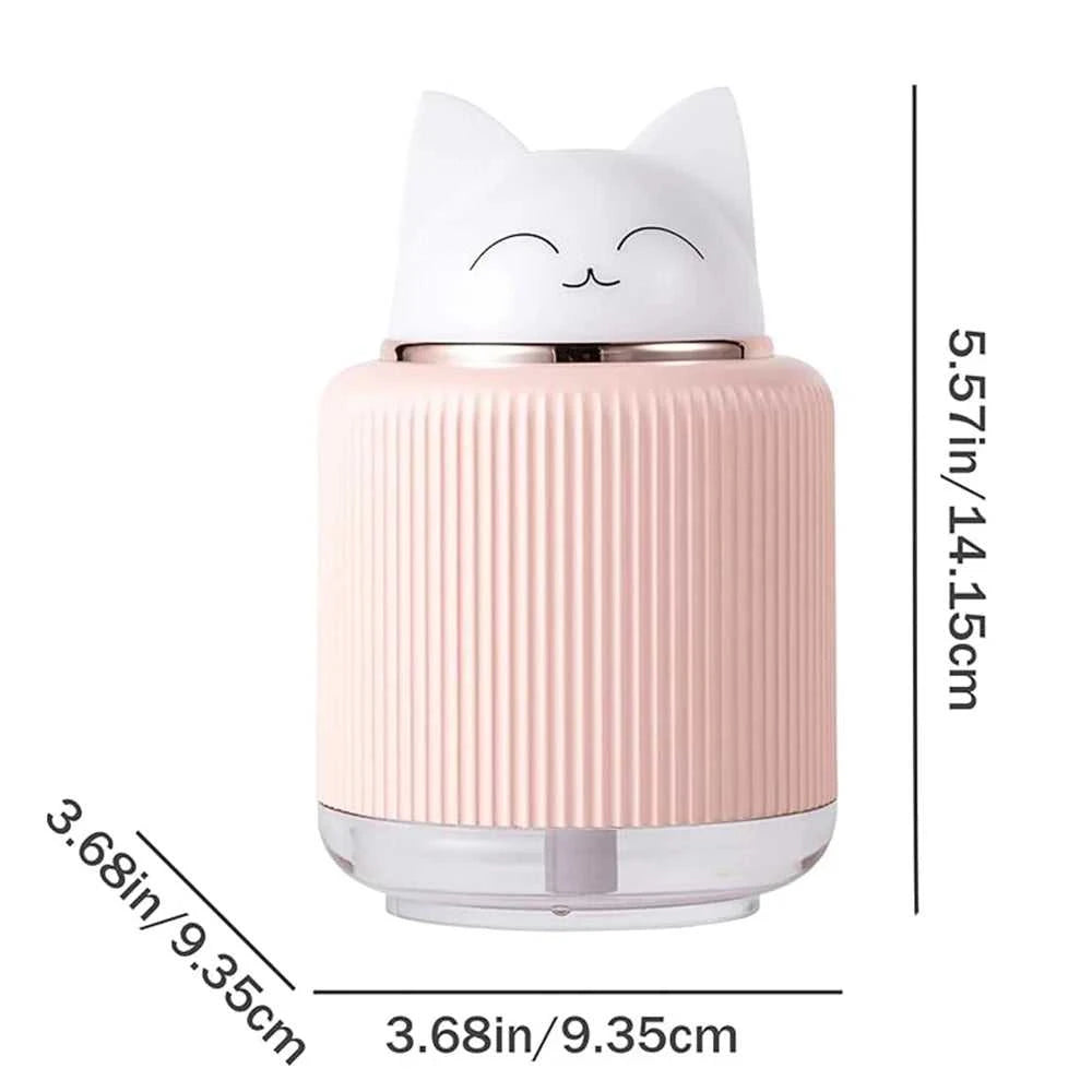  Mini Humidifier-Cute Cat Mist Humidifier for Kids Bedroom Small Ultrasonic humidifier for Home Car Office with USB 2 LED Colors 12000045923547320 26 $ Shop1104389383 Store Stew's Incense