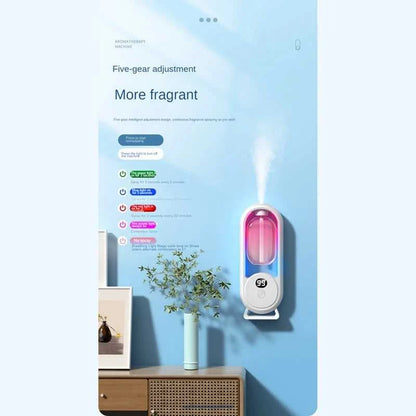  Wall Mounted Essential Oil Diffuser Rechargeable Timed Spray Aromatherapy Humidifier Digital Display Air Freshener 12000036720907586 11 $ Aijiamei Life Store Store Stew's Incense