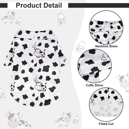 Pajamas Pet Pajama Set - Cute Animal Print Loungewear 1005009222710403-Cow Pattern-XXL 28 $ Pet Lovers Shop All Products Fashioned Furbabies Stew's Incense