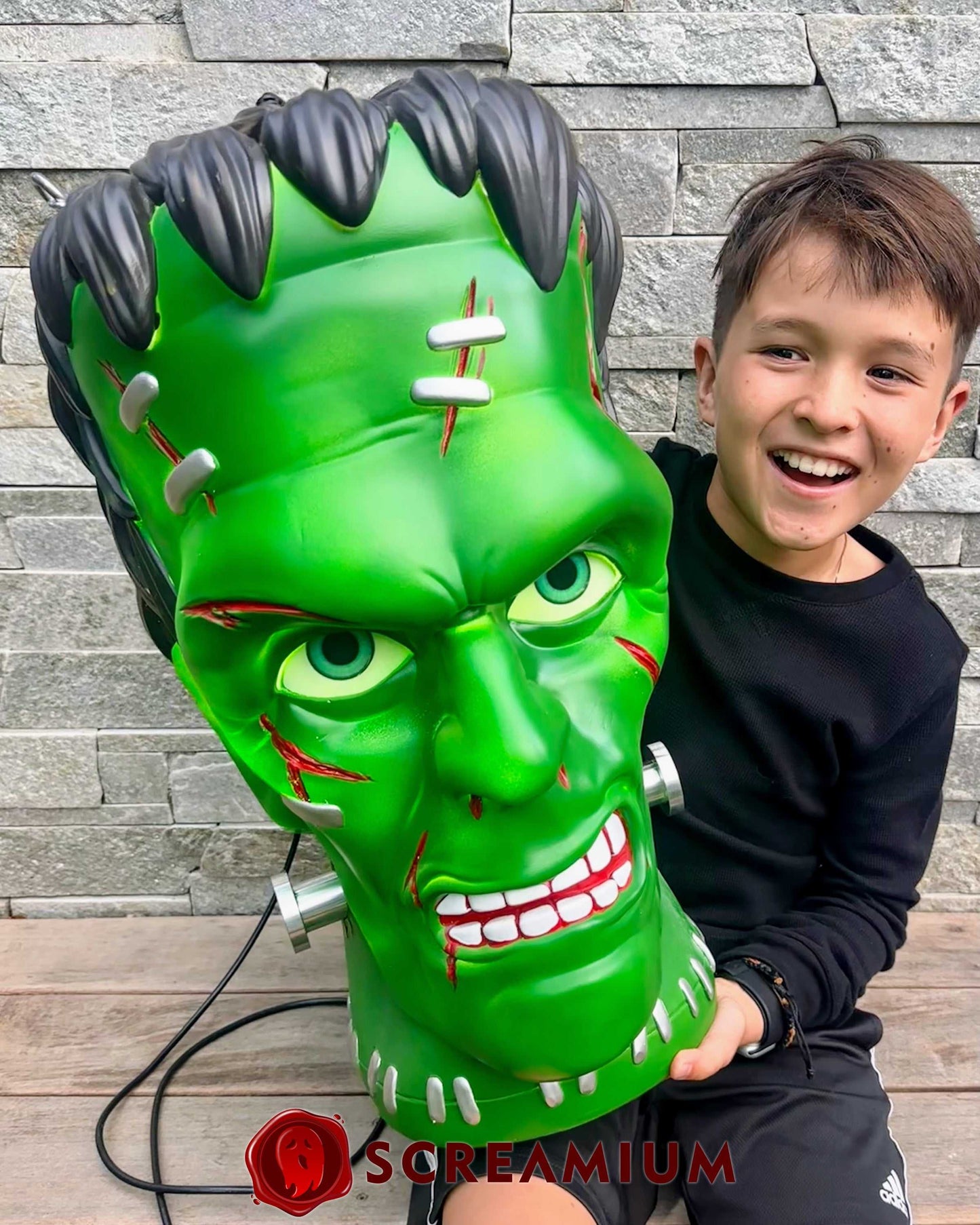Halloween Giant Frankenstein Monster Pendant Lantern Prop 20-Inch-Tall Waterproof Outdoor Halloween Decoration SCREAMIUM-MPN-10022 199 $ Shop All SCREAMIUM Stew's Incense