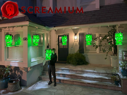 Halloween Giant Frankenstein Monster Pendant Lantern Prop 20-Inch-Tall Waterproof Outdoor Halloween Decoration SCREAMIUM-MPN-10022 199 $ Shop All SCREAMIUM Stew's Incense