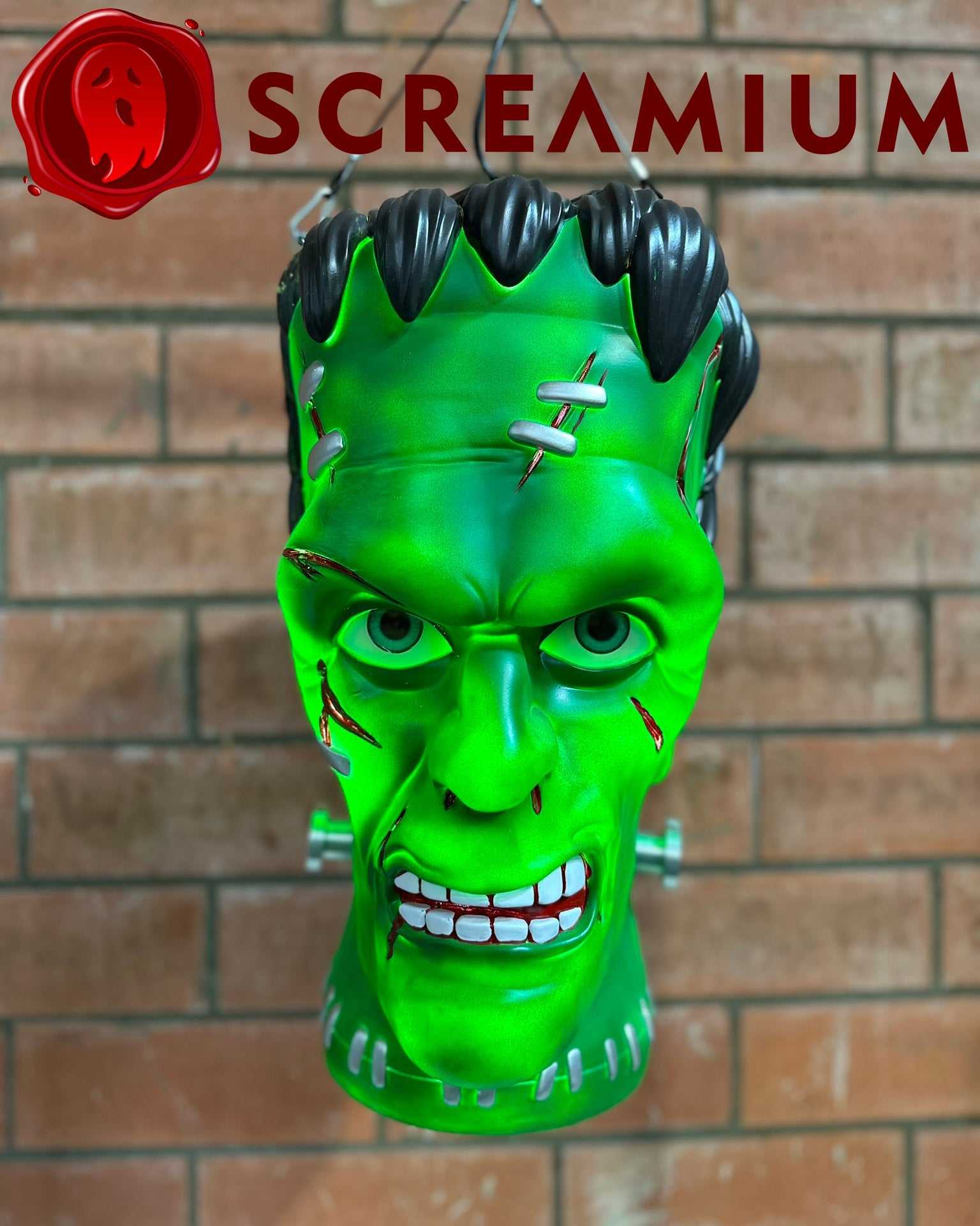 Halloween Giant Frankenstein Monster Pendant Lantern Prop 20-Inch-Tall Waterproof Outdoor Halloween Decoration SCREAMIUM-MPN-10022 199 $ Shop All SCREAMIUM Stew's Incense