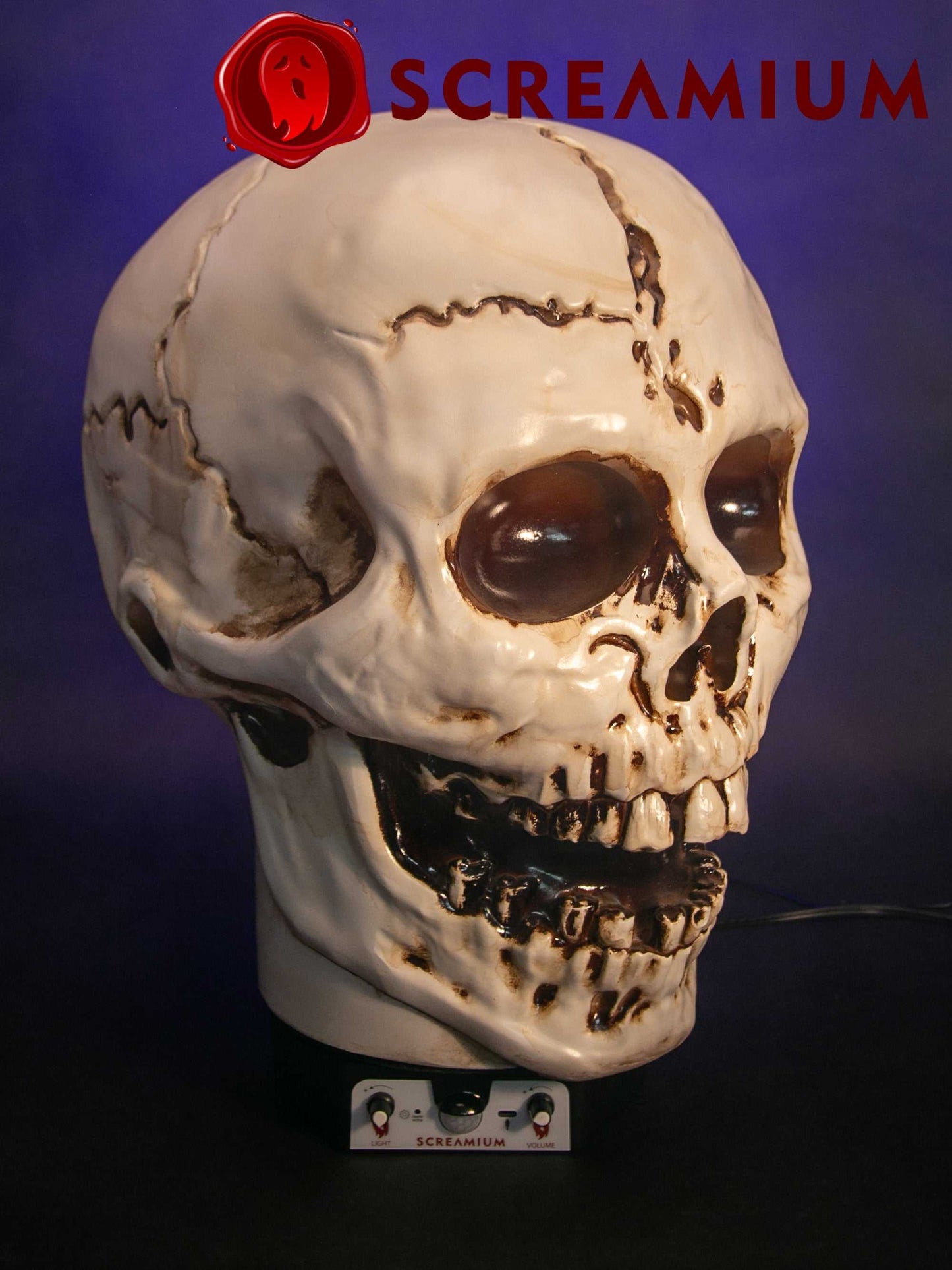 Halloween Giant Skull Animatronic Lamp Prop 20-Inch-Tall Heavy Duty Polyresin Halloween Decoration SCREAMIUM-MPN-10003 179 $ SCREAMIUM Stew's Incense