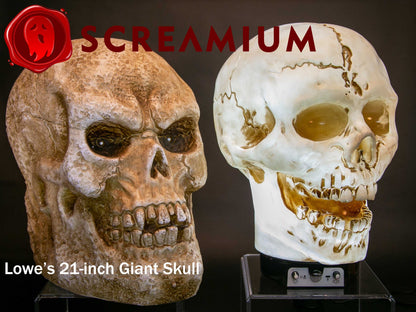 Halloween Giant Skull Animatronic Lamp Prop 20-Inch-Tall Heavy Duty Polyresin Halloween Decoration SCREAMIUM-MPN-10003 179 $ Shop All SCREAMIUM Stew's Incense