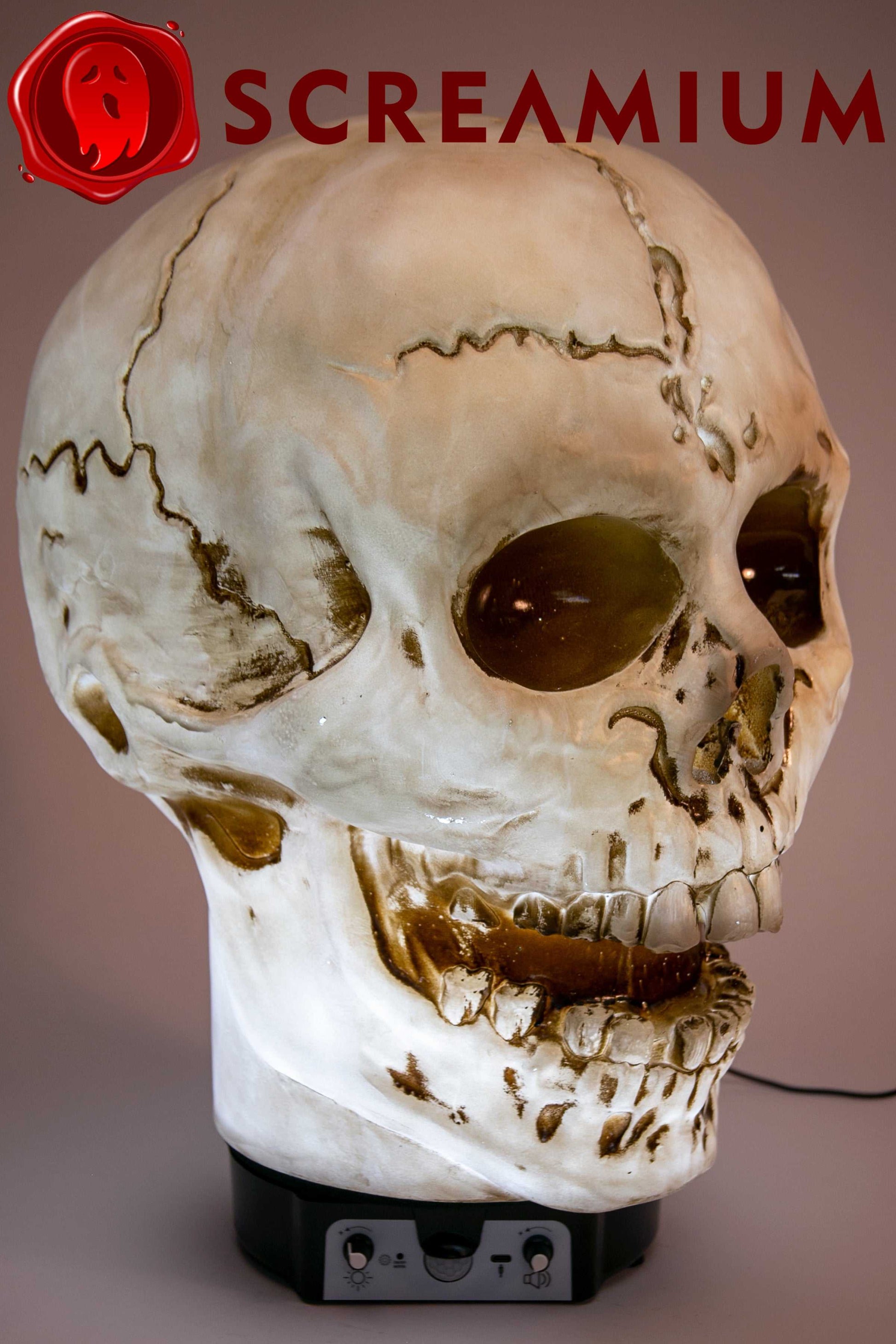 Halloween Giant Skull Animatronic Lamp Prop 20-Inch-Tall Heavy Duty Polyresin Halloween Decoration SCREAMIUM-MPN-10003 179 $ Shop All SCREAMIUM Stew's Incense