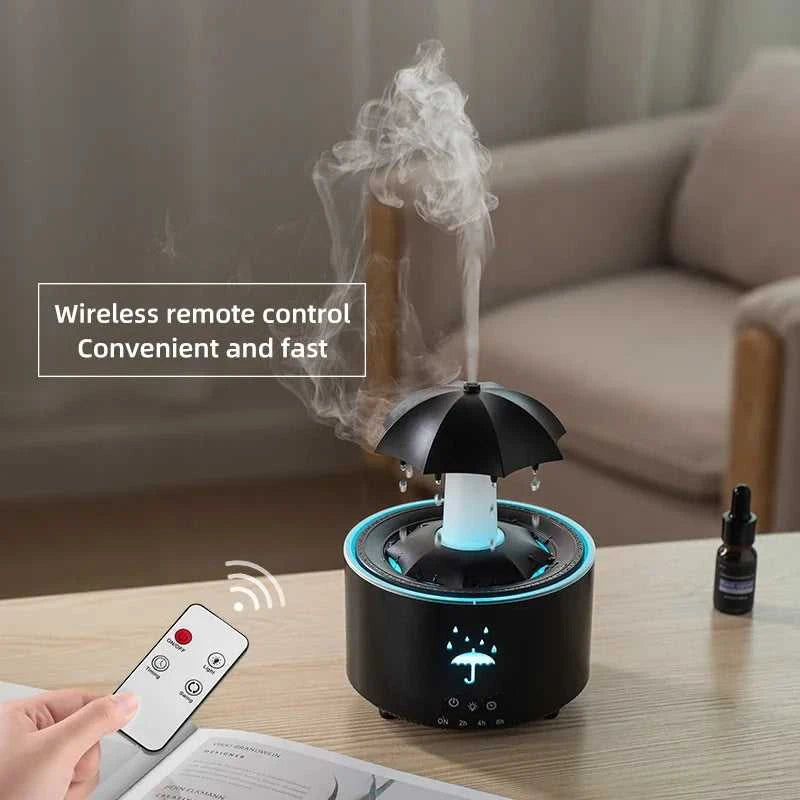  Creative Umbrella Water Drop Air Humidifier with Colorful Light Raindrop Aroma Essential Oil Diffuser Aromatherapy Humidifier 12000042134363436 78 $ 3Life Store Stew's Incense