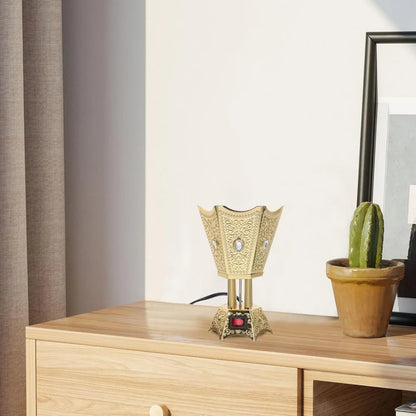 2pcs Electric Incense Burner Plug-in Incense Holder Oud Frankincense Resin Burner Retro Burner Ornament Arabic Decor Aroma Burne