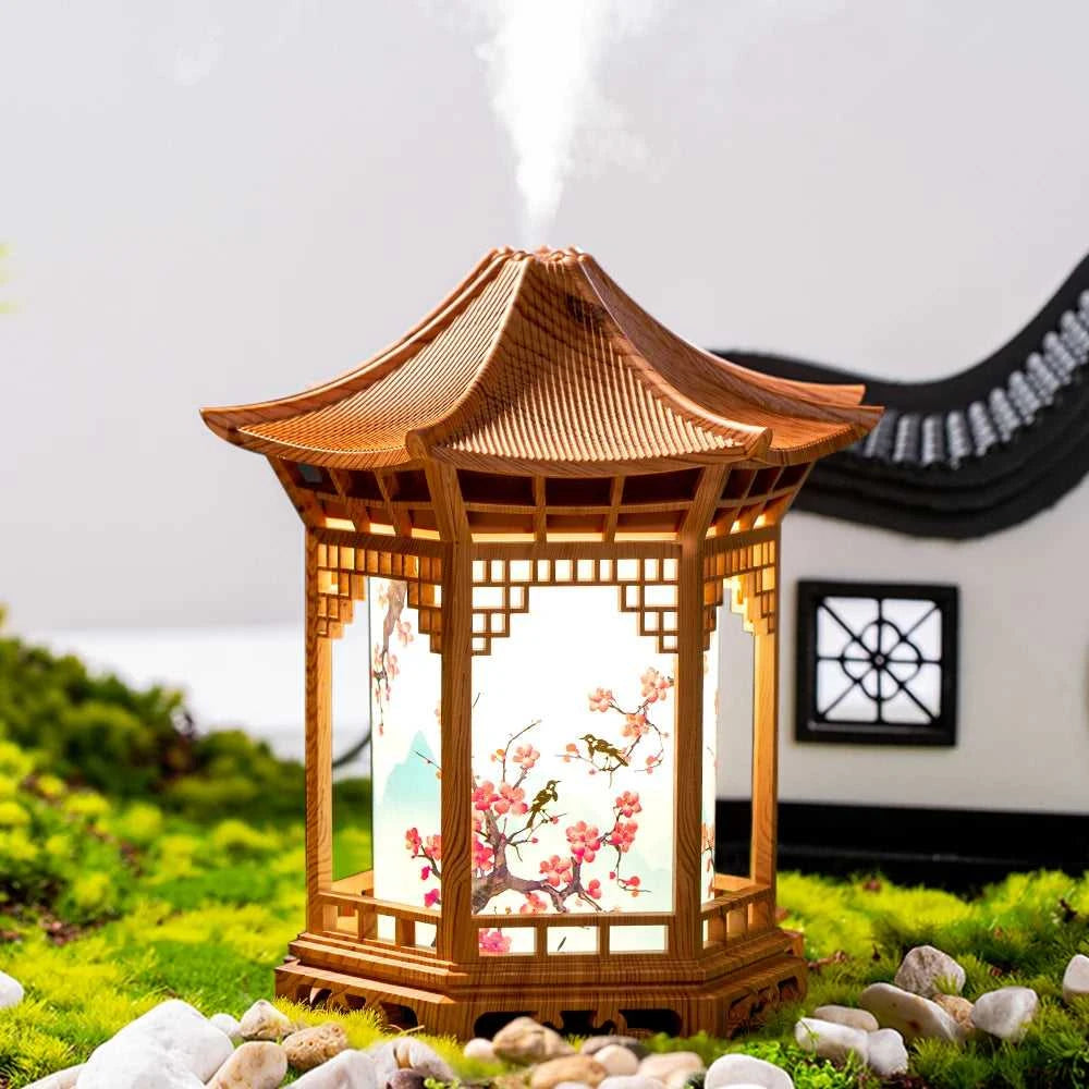  New small pavilion humidifier night light home Chinese style, home office humidifier USB portable water supplement car 12000052676696205 19 $ Shop1105222376 Store Stew's Incense
